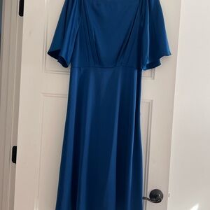 Banana Republic Blue Midi Dress
